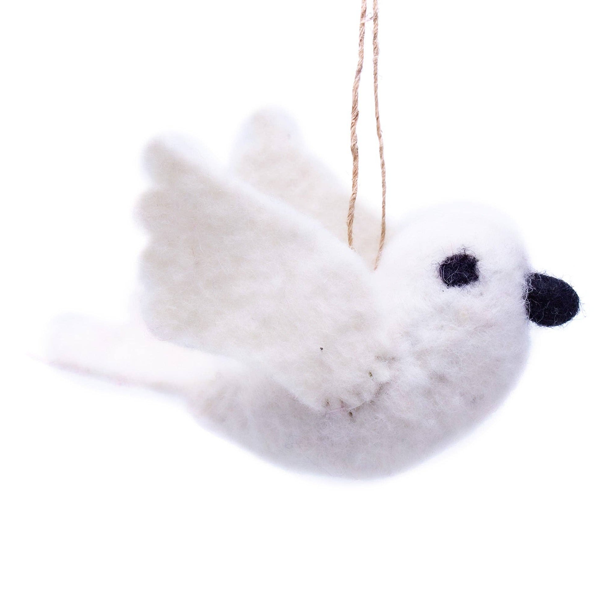 Dove Handmade Felt Ornament - Recetas Fair Trade