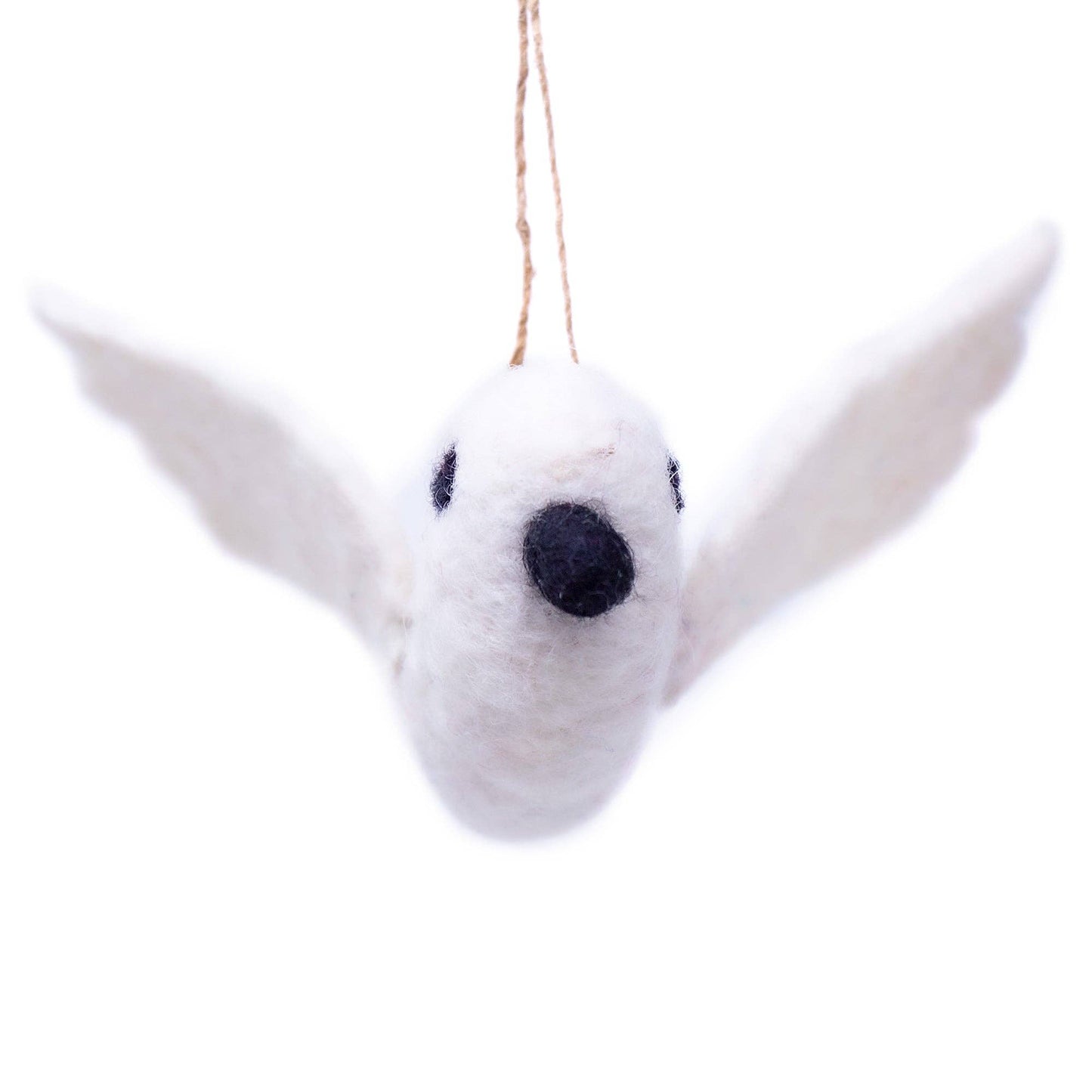 Dove Handmade Felt Ornament - Recetas Fair Trade