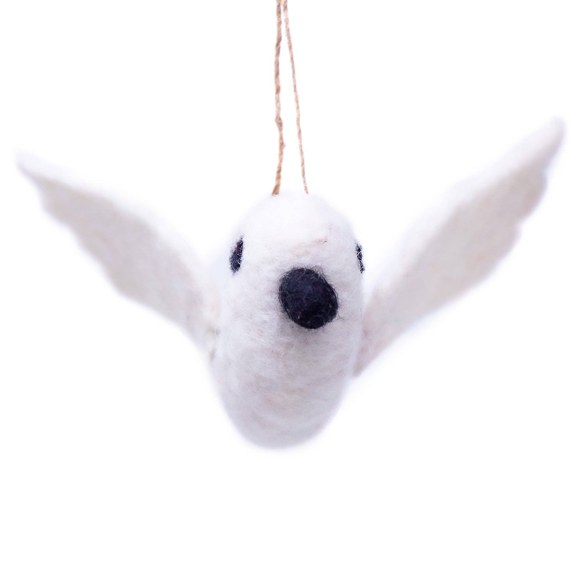Dove Handmade Felt Ornament - Recetas Fair Trade