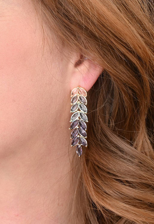 Eclipse Chandelier Earrings - Recetas Fair Trade