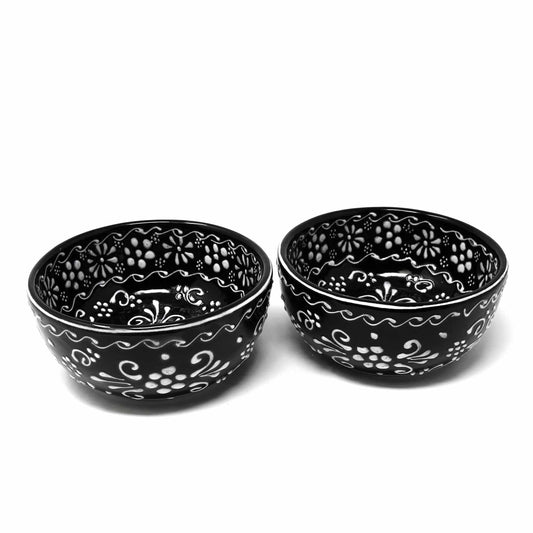 Encantada Half Moon Bowls - Ink, Set of Two - Recetas Fair Trade