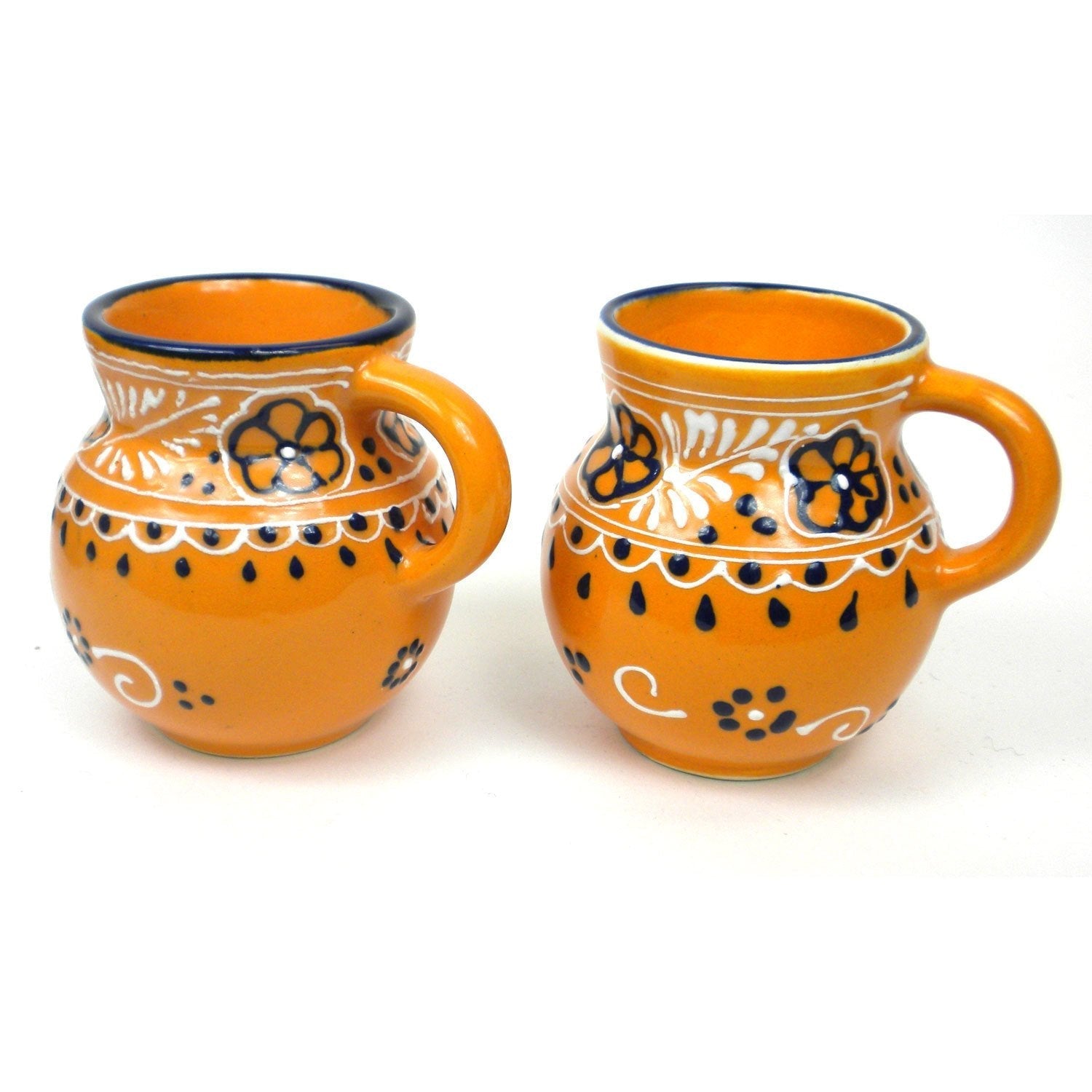 Encantada - Pair of Beaker Cups - Mango - Recetas Fair Trade