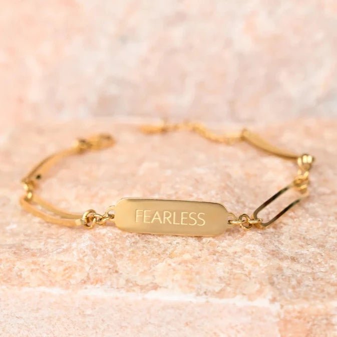 Fearless Gold Chain Bracelet - Recetas Fair Trade