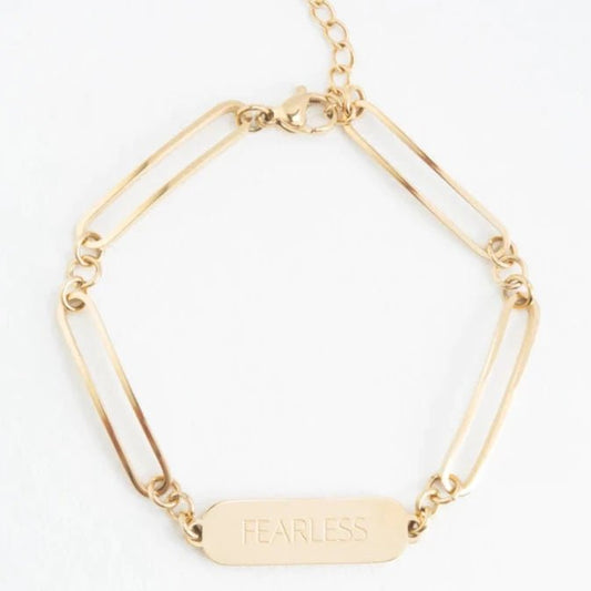 Fearless Gold Chain Bracelet - Recetas Fair Trade