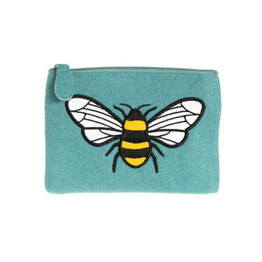 Felt Bee Purse - Mint - Recetas Fair Trade