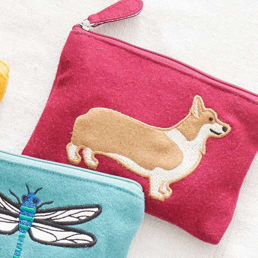 Felt Corgi Purse - Recetas Fair Trade