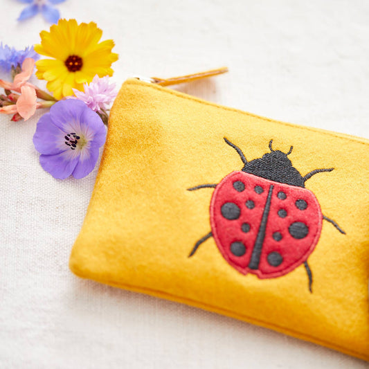 Felt Ladybird Purse - Recetas Fair Trade