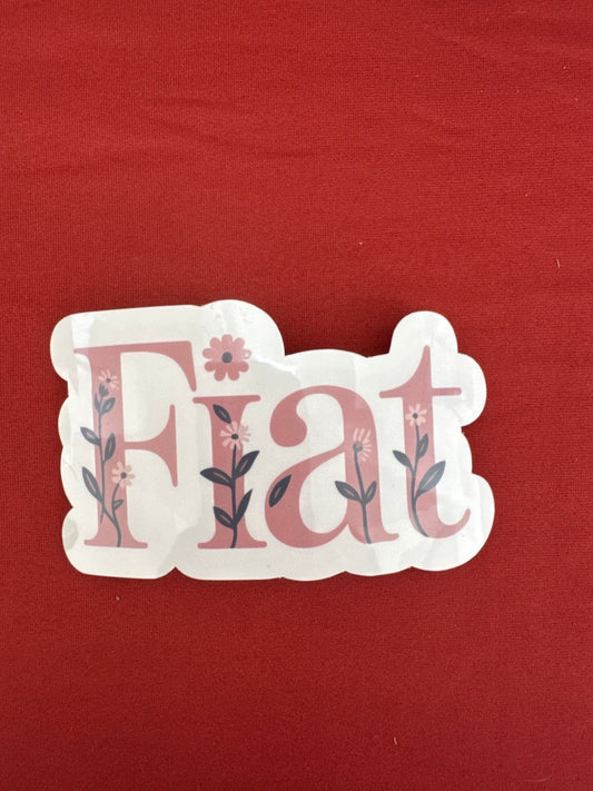 Fiat Sticker - Recetas Fair Trade