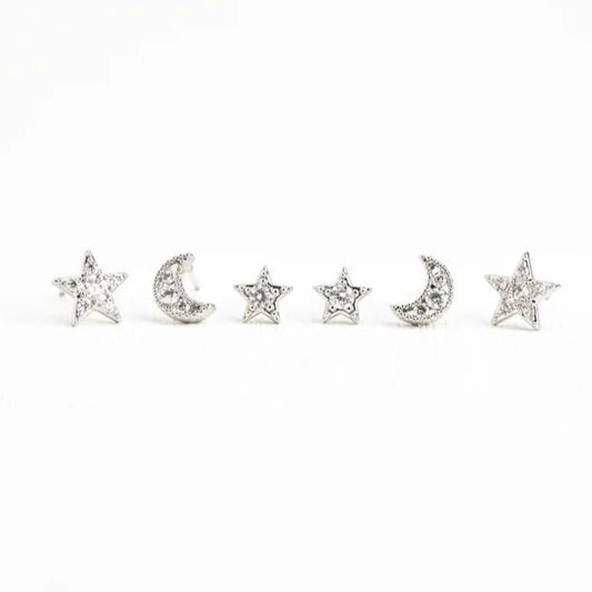 Gemini Platinum Stud Set