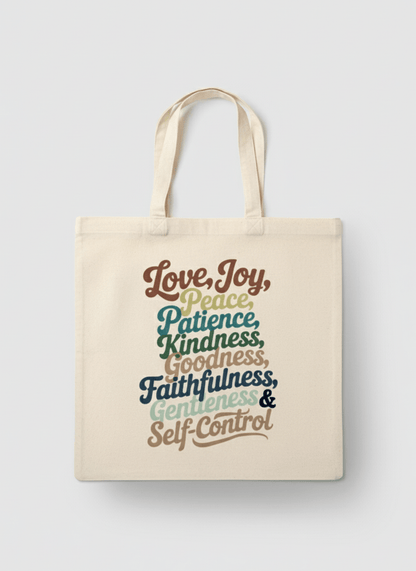 Gifts of the Spirit Tote Bags - Recetas Fair Trade