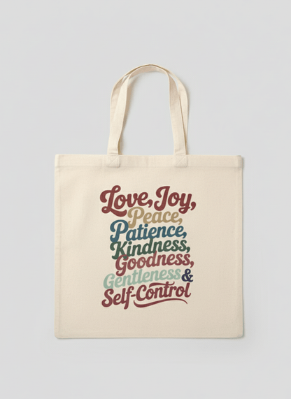 Gifts of the Spirit Tote Bags - Recetas Fair Trade