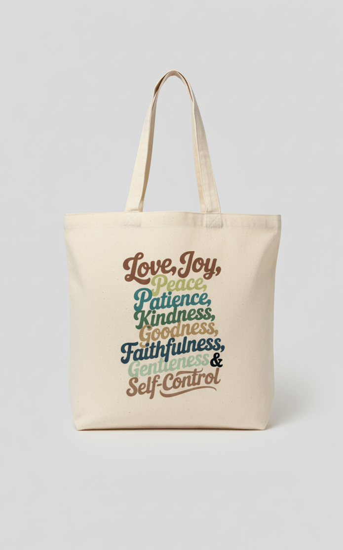 Gifts of the Spirit Tote Bags - Recetas Fair Trade