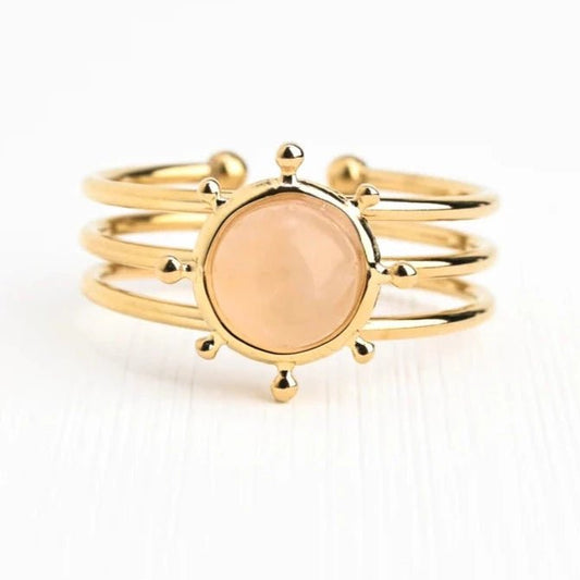 Glow Rose Quartz Ring