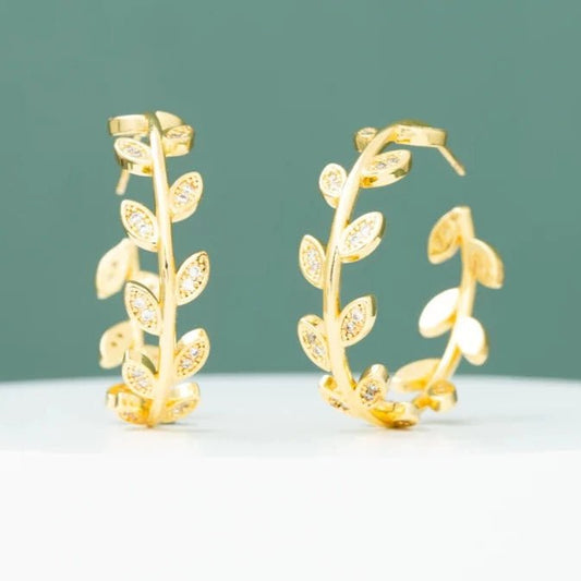 Golden Garland Hoops