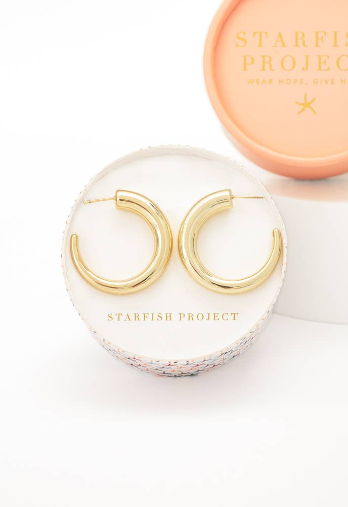 Golden Grace Hoops - Recetas Fair Trade