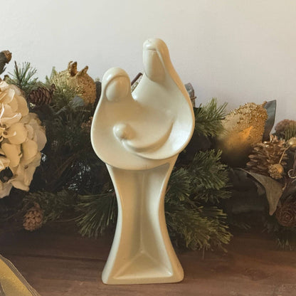 Hand - Carved Soapstone Kenya Holy Family Sculpture - Recetas Fair Trade