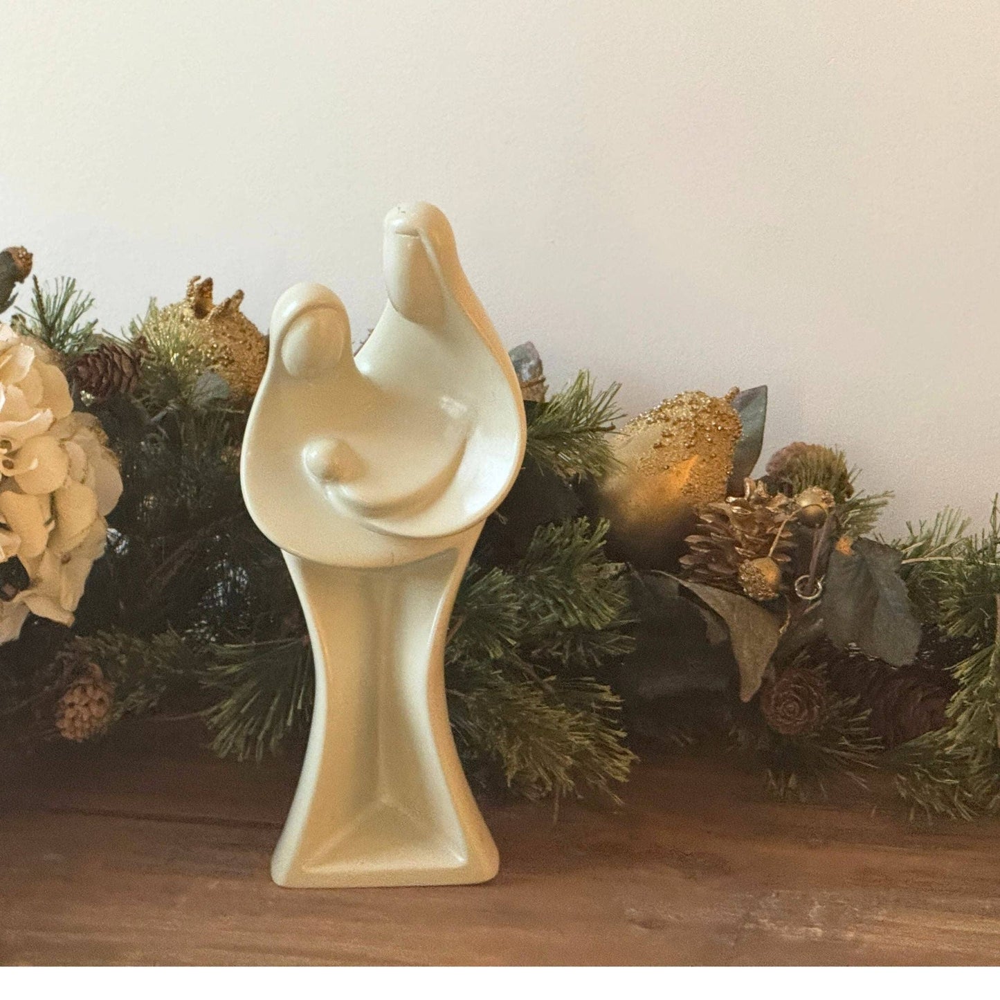 Hand - Carved Soapstone Kenya Holy Family Sculpture - Recetas Fair Trade