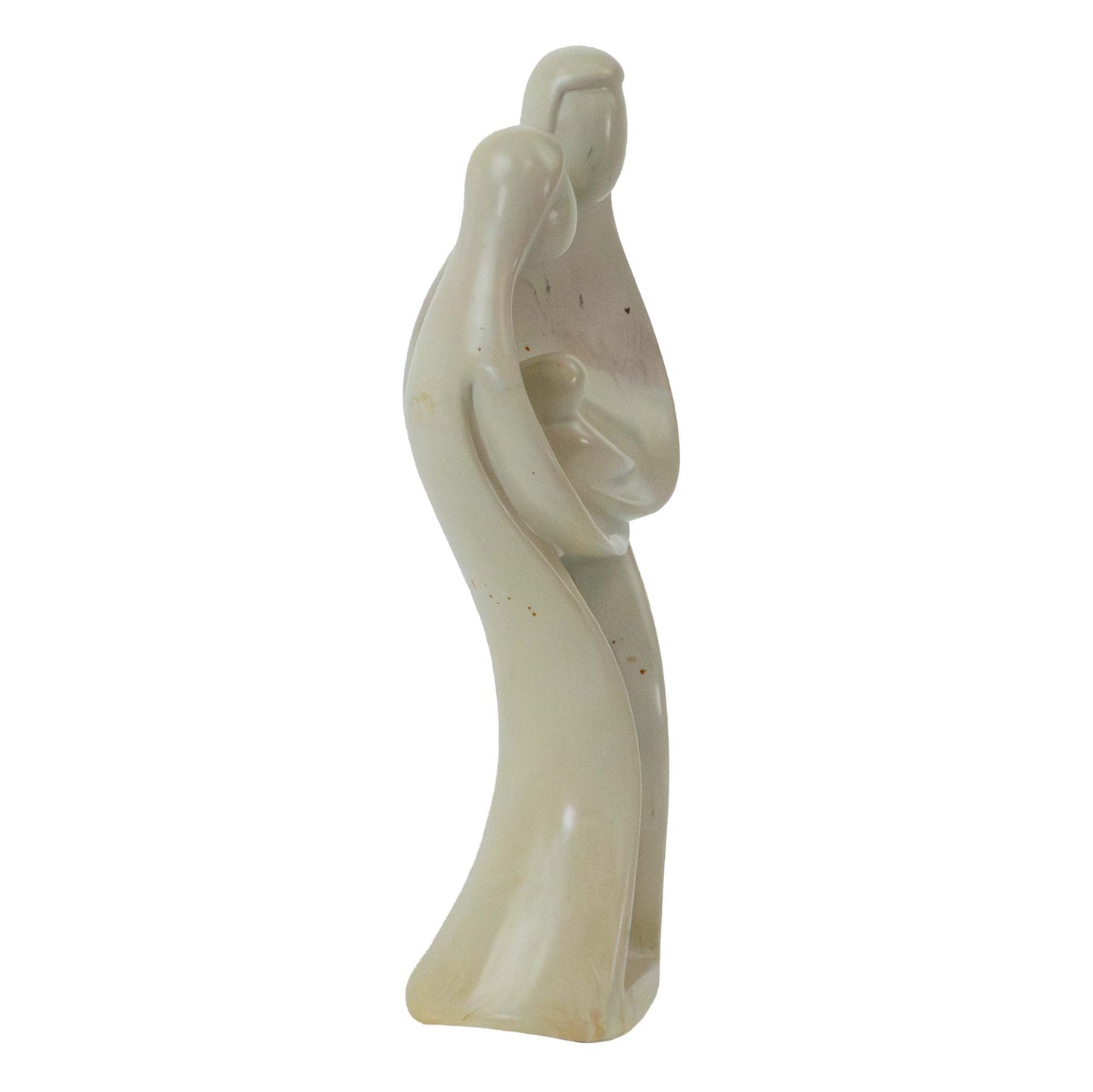 Hand - Carved Soapstone Kenya Holy Family Sculpture - Recetas Fair Trade