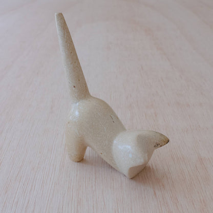 Handmade Natural Stone Cat - Recetas Fair Trade