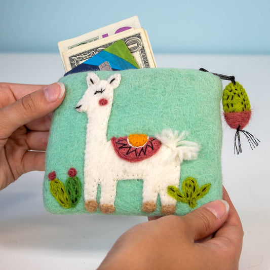 Happy Llama Coin Purse - Recetas Fair Trade
