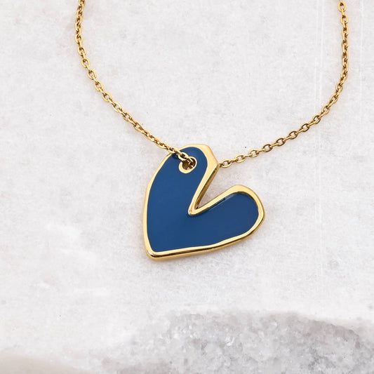 Heart of Freedom Necklace 💙 - Recetas Fair Trade