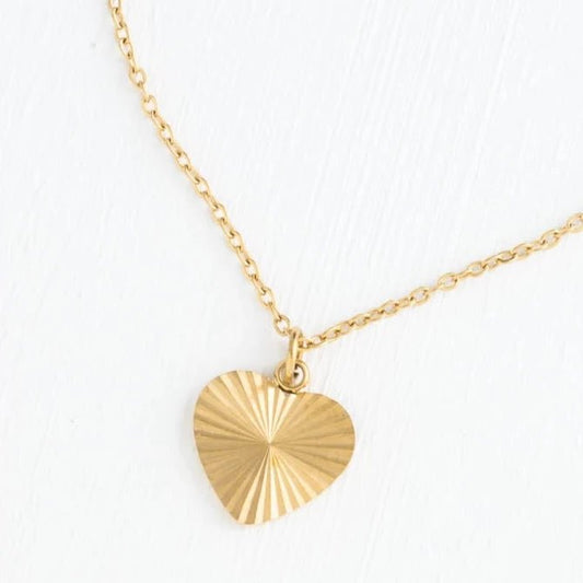 Heart of Gold Necklace - Recetas Fair Trade