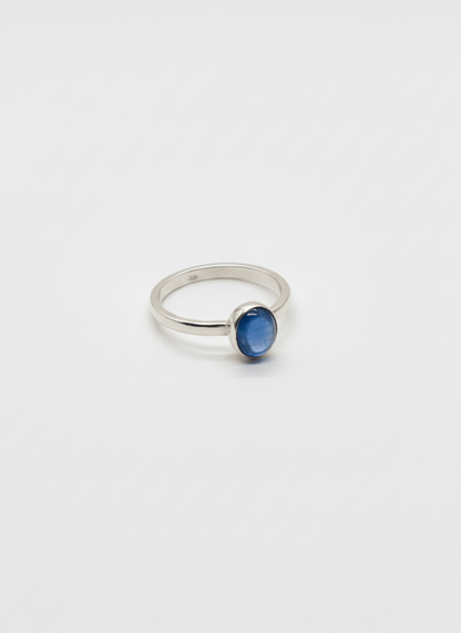 Indigo Solitaire Ring - Recetas Fair Trade
