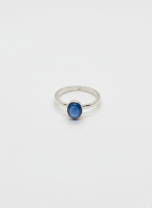 Indigo Solitaire Ring - Recetas Fair Trade