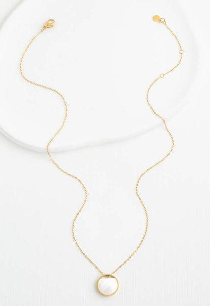 Iris Mother - of - Pearl Necklace - Recetas Fair Trade