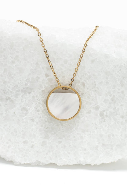 Iris Mother - of - Pearl Necklace - Recetas Fair Trade