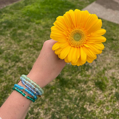 January • Birth Flower Bracelet (Stocking Stuffer!) - Recetas Fair Trade