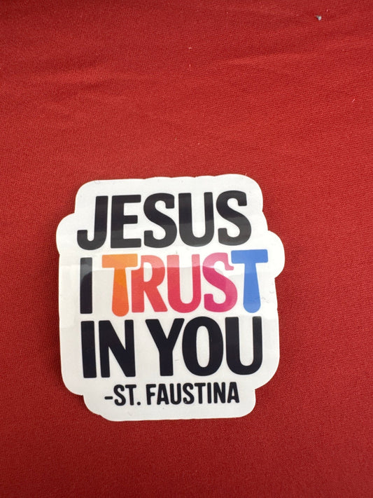 Jesus I trust in You - Recetas Fair Trade