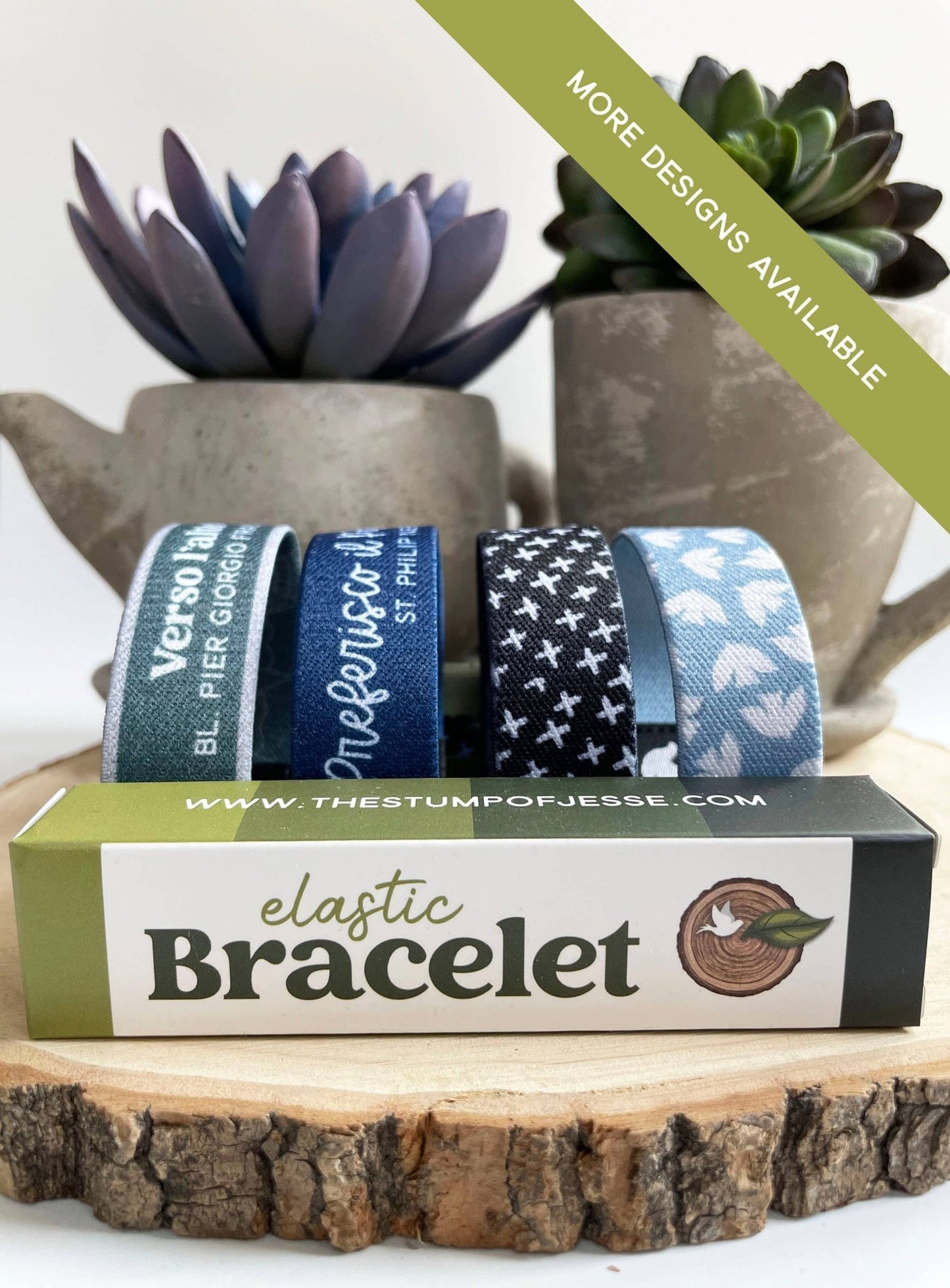 Jesus I Trust In You | Reversible Elastic Bracelet - Recetas Fair Trade