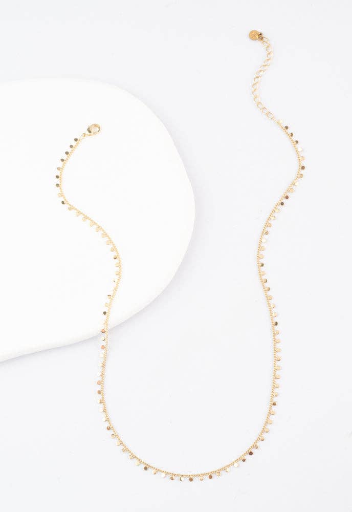 Joyful Radiance Necklace in Gold - Recetas Fair Trade