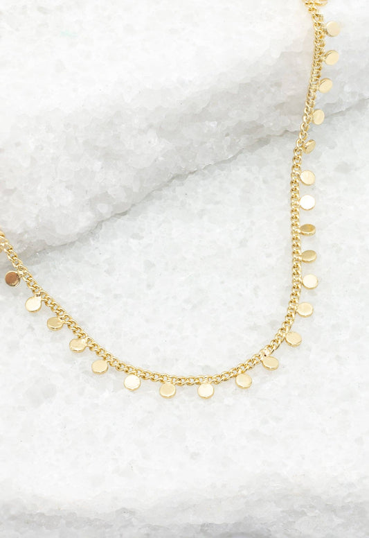 Joyful Radiance Necklace in Gold - Recetas Fair Trade