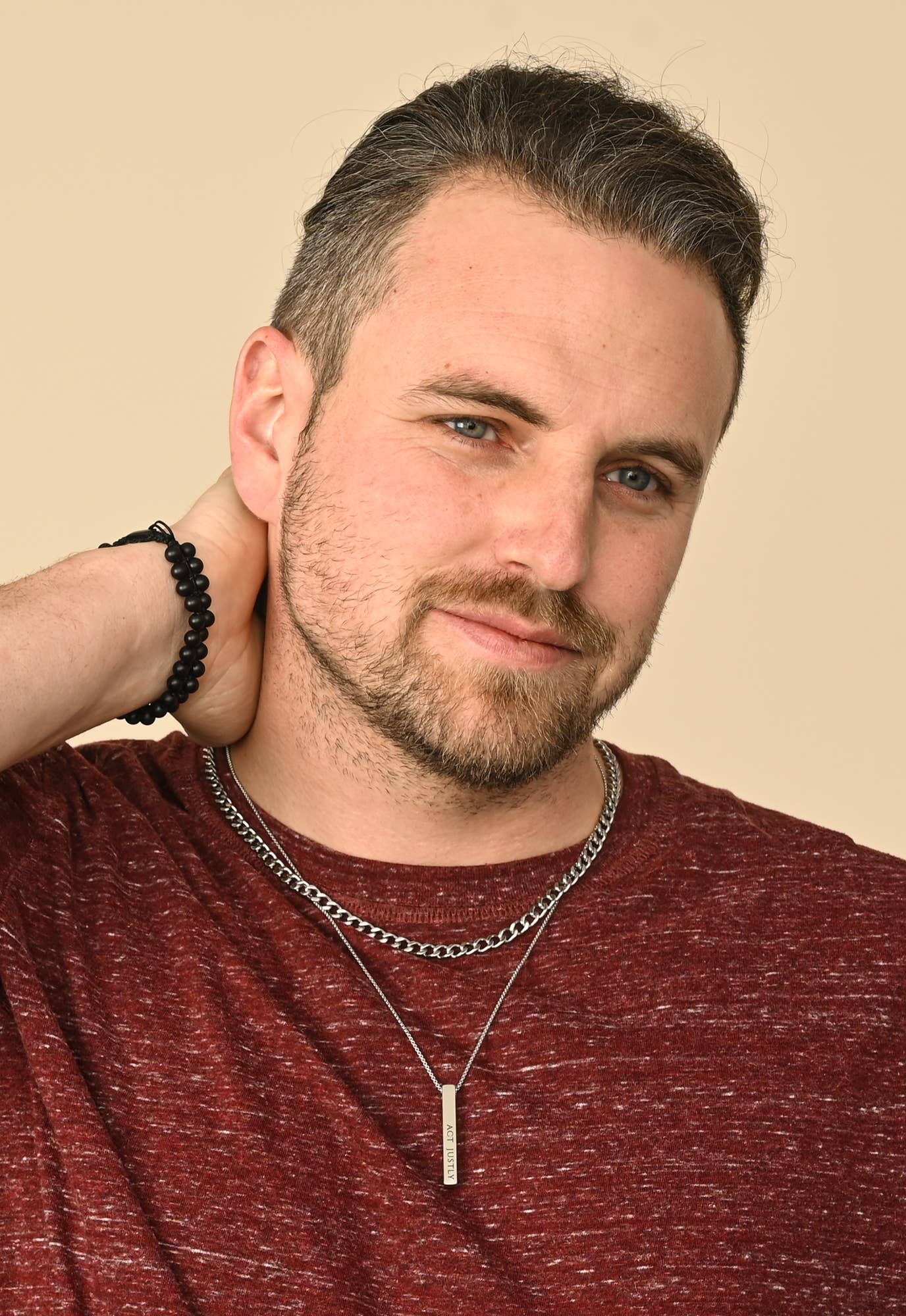 Justice Stainless Bar Necklace - Recetas Fair Trade