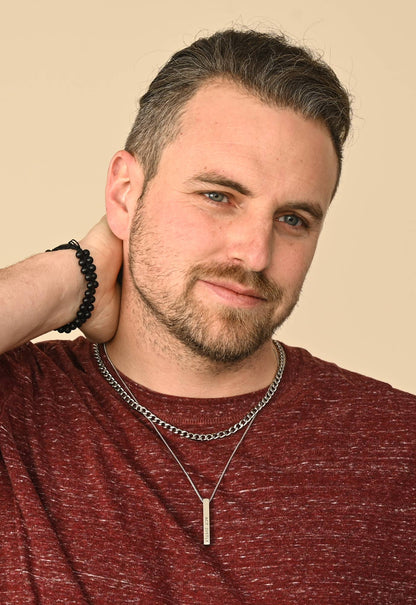 Justice Stainless Bar Necklace - Recetas Fair Trade