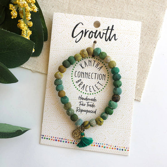 Kantha Connection Bracelet - Growth - Recetas Fair Trade