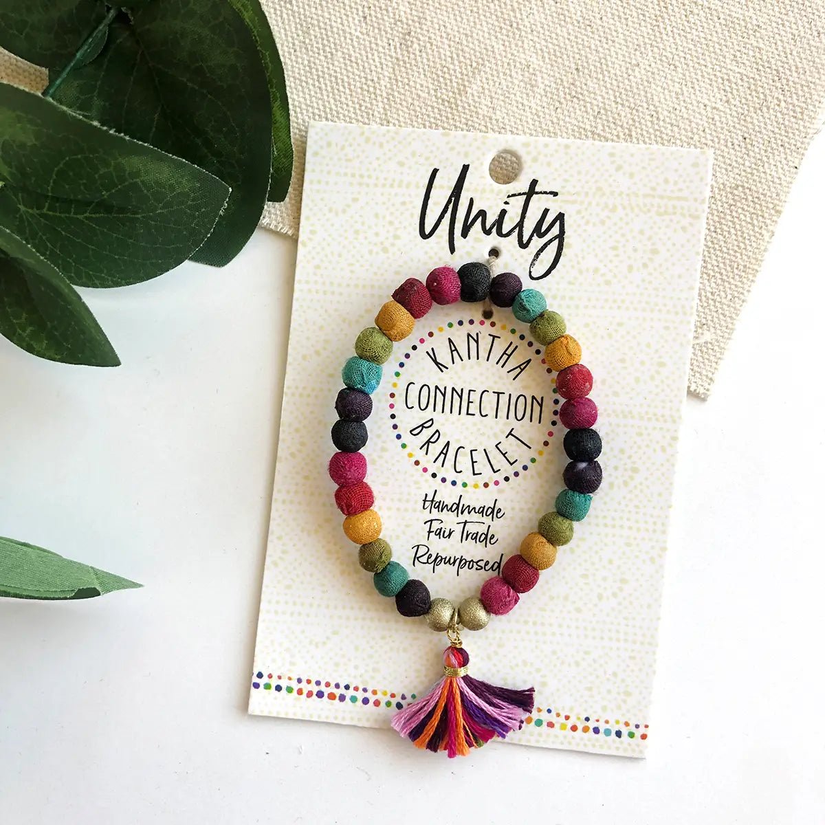 Kantha Connection Bracelet- Unity - Recetas Fair Trade