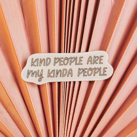 Kind People Sticker - Recetas Fair Trade