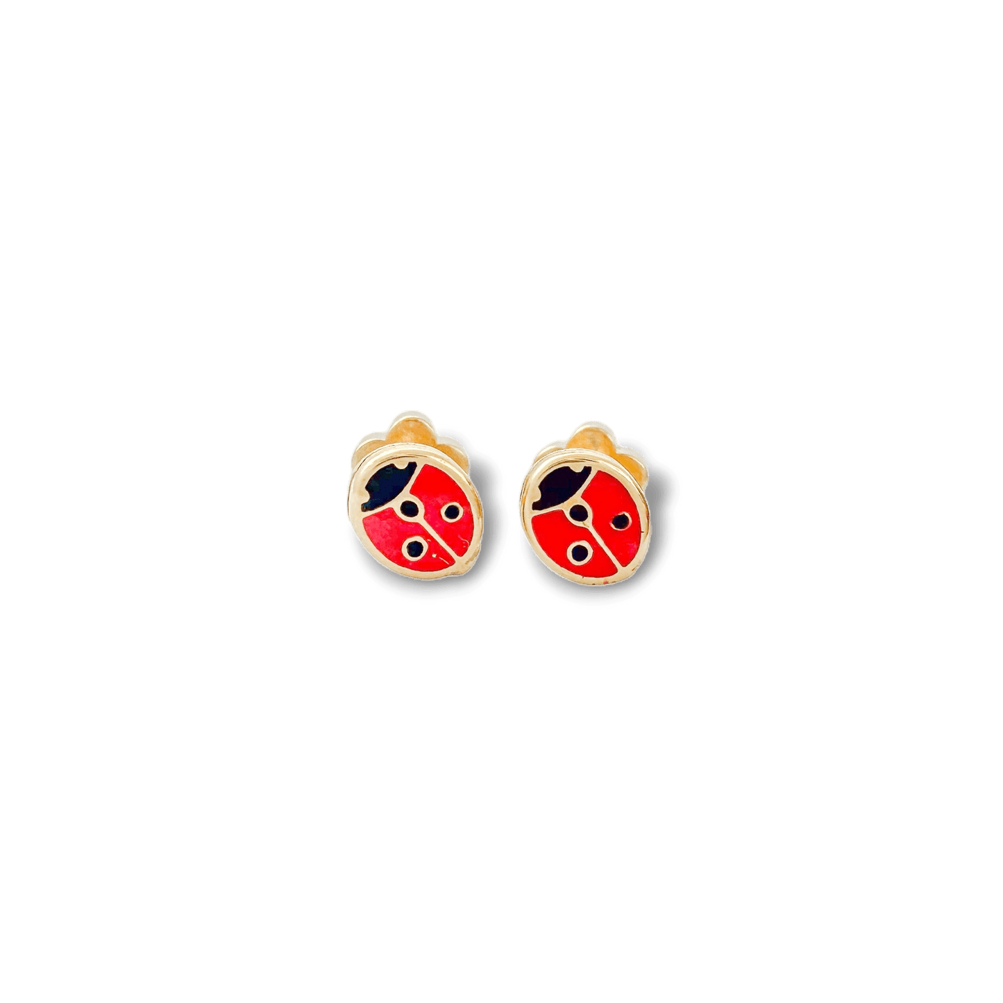 Ladybug Tiny Stud Earrings - Recetas Fair Trade