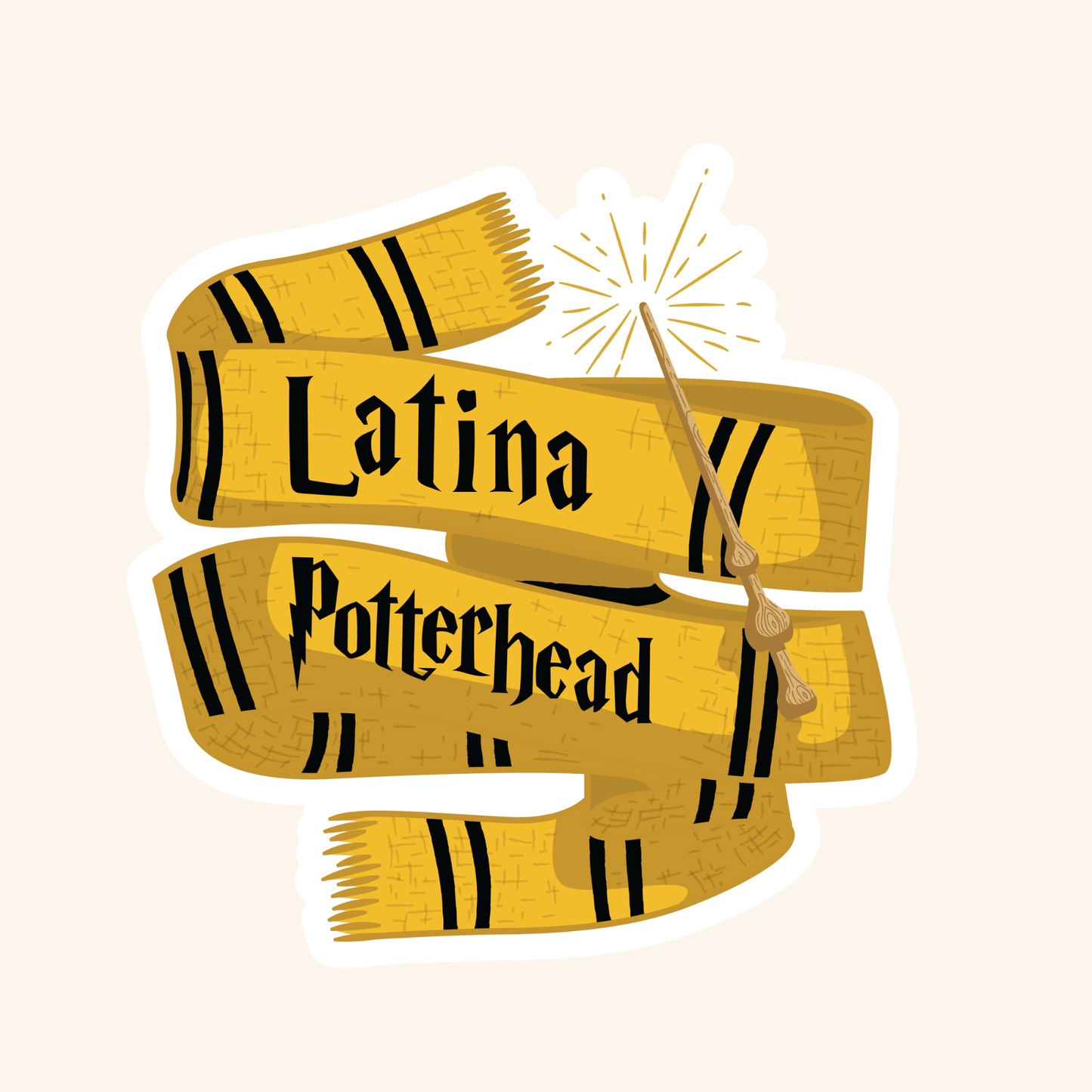 Latina Potterhead Sticker - Recetas Fair Trade