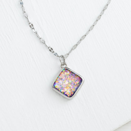 Light Within Silver Necklace - Recetas Fair Trade