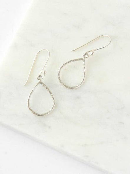 Lorena Loop Sterling Earrings - Recetas Fair Trade