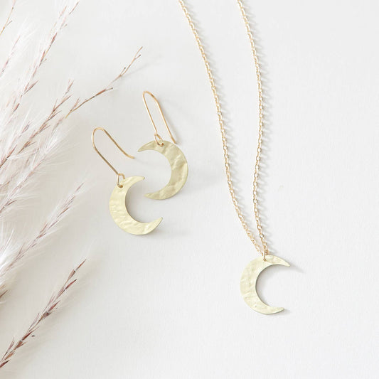 Luna Small Moon Pendant - Recetas Fair Trade