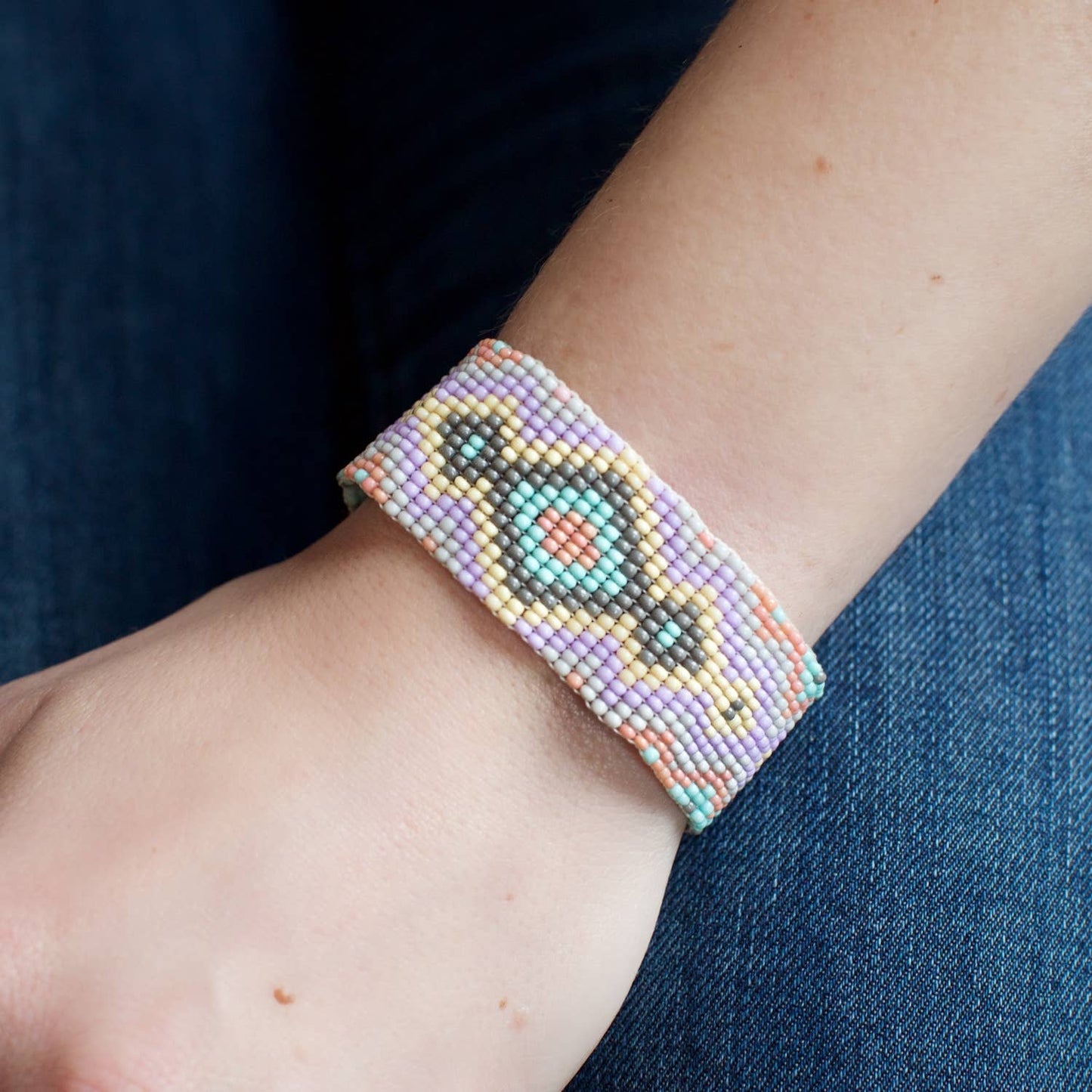 Medium Beaded Friendship Bracelet - Recetas Fair Trade
