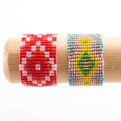 Medium Beaded Friendship Bracelet - Recetas Fair Trade
