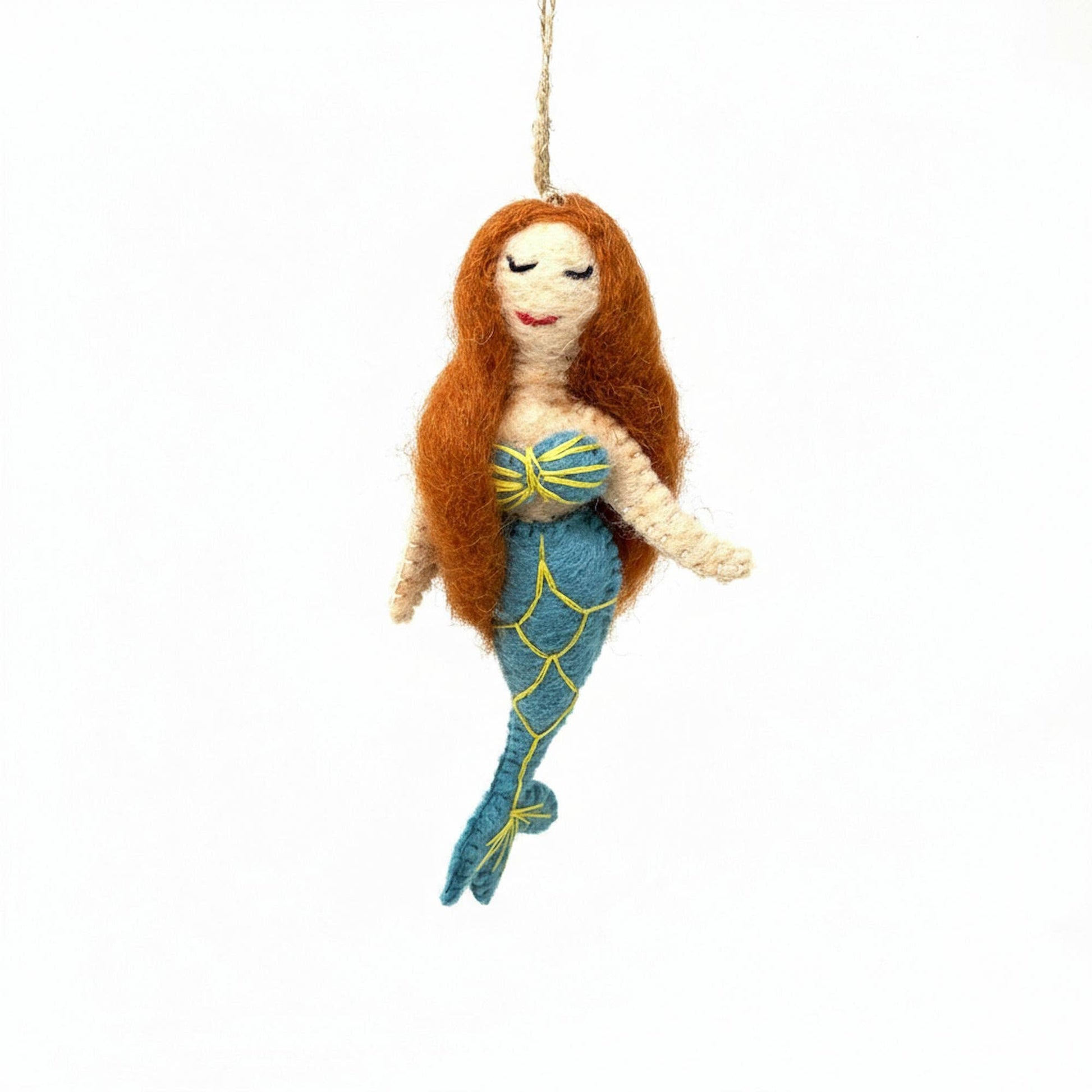 Mermaid Felt Ornament - Recetas Fair Trade