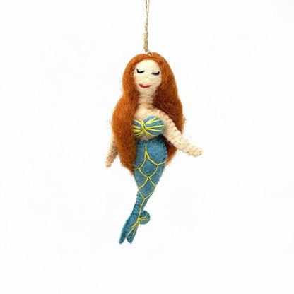 Mermaid Felt Ornament - Recetas Fair Trade