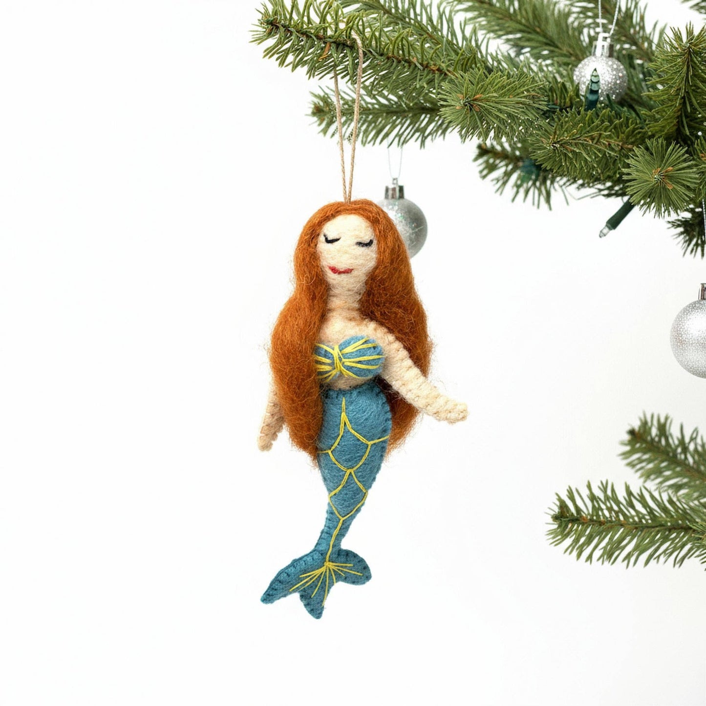 Mermaid Felt Ornament - Recetas Fair Trade